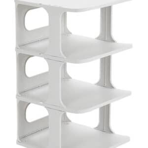 HOME USE παπουτσοθήκη HUH-0154, 4 θέσεων, 24.5x26.5x45cm, γκρι