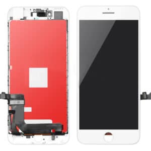 TW INCELL LCD για iPhone 8 Plus, camera-sensor ring, earmesh, λευκή