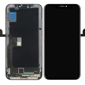 TW INCELL LCD ILCD-015 για iPhone Χ, camera-sensor ring, earmesh, μαύρη