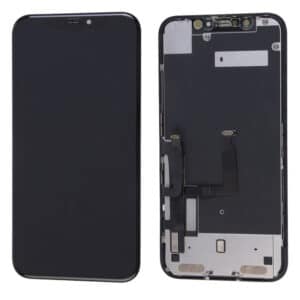 TW INCELL LCD ILCD-017 για iPhone ΧR, camera-sensor ring, earmesh, μαύρη