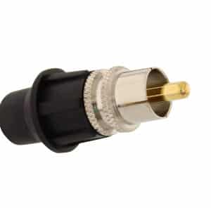 TELECOM RCA male universal connector, με καπάκι, 5τμχ
