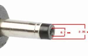 POWERTECH αντάπτορας για φορτιστή laptop M21 για Asus 2.35x0.7mm, 19V, μαύρος