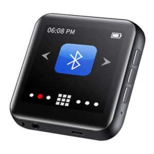 RUIZU MP3 player M4 με ηχείο, 1.8", 16GB, Bluetooth, ελληνικό μενού, μαύρο