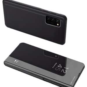 POWERTECH θήκη Clear View MOB-1642 για Samsung A72 5G, μαύρη