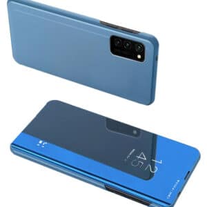 POWERTECH θήκη Clear View MOB-1643 για Samsung A72 5G, μπλε