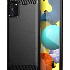 POWERTECH θήκη Carbon MOB-1727 για Samsung A03S, μαύρη