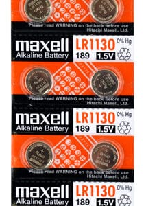 MAXELL αλκαλικές μπαταρίες LR1130, 1.5V, 10τμχ