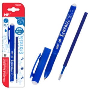 MP στυλό διαρκείας Ballpoint PE212A με ανταλλακτικό μελάνι, 0.7mm, μπλε