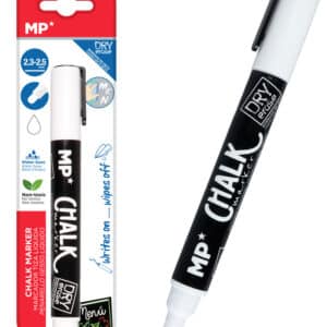 MP μαρκαδόρος υγρής κιμωλίας PE551B, 2.3-2.5mm, λευκός