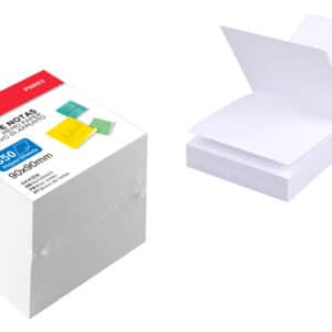 MP χαρτάκια σημειώσεων PN802, 90 x 90mm, 850τμχ, λευκά