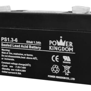 POWER KINGDOM μπαταρία μολύβδου PS1.3-6, 6V 1.3Ah