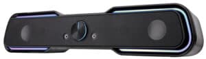 POWERTECH gaming soundbar PT-974, 10W RMS, Bluetooth, 3.5mm, RGB, μαύρο