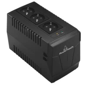 POWERTECH σταθεροποιητής ρεύματος PT-AVR-1500, 1500VA, 3x έξοδοι πρίζας