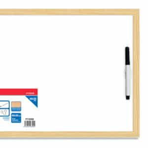 MP Πίνακας λευκός με μαρκαδόρο PT300B, 30 x 40cm