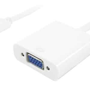 POWERTECH αντάπτορας USB Type-C σε VGA PTH-034, Full HD, λευκό
