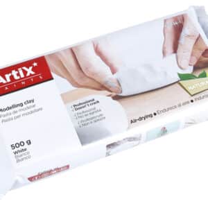 ARTIX PAINTS φυσικός πηλός PY036-1, χωρίς γλουτένη, 500γρ, λευκός