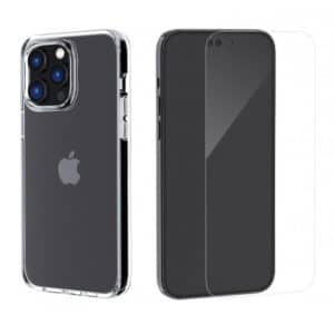 ROCKROSE θήκη & tempered glass 2.5D Premium για iPhone 14 Plus, διάφανο