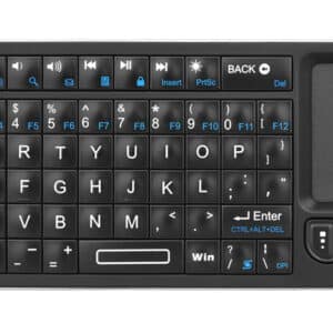RIITEK ασύρματο mini πληκτρολόγιο K06, backlit, Bluetooth/2.4GHz, μαύρο