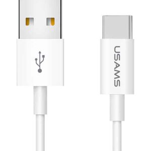 USAMS καλώδιο USB-C σε USB US-SJ285, 2A, 1m, λευκό