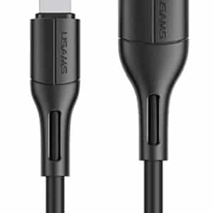 USAMS καλώδιο USB σε Lightning US-SJ500, 2A, 1m, μαύρο