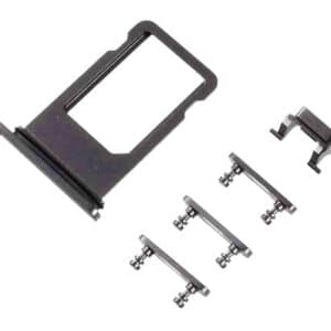Υποδοχή κάρτας SIM και Side Button για iPhone 8 Plus, μαύρο