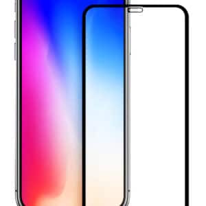 POWERTECH Tempered Glass 5D Full Glue για iPhone XS, Black