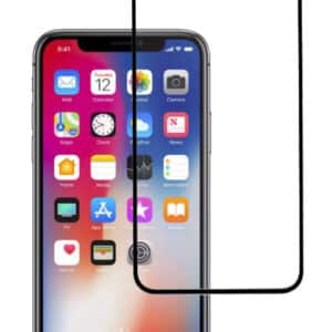 POWERTECH Tempered Glass 5D, Full Glue, iPhone 11 Pro, μαύρο