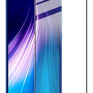 POWERTECH Tempered Glass 5D, Full Glue, Xiaomi Redmi Note 8T, μαύρο
