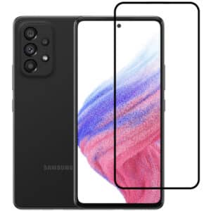 POWERTECH tempered glass 5D TGC-0554, full glue, Samsung A53 5G, μαύρο