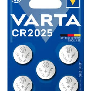 VARTA μπαταρία λιθίου CR2025, 3V, 5τμχ