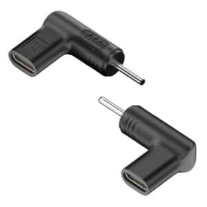 POWERTECH αντάπτορας τροφοδοσίας laptop YX-01, USB-C σε Samsung 3x1.1mm, μαύρος