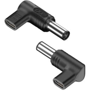 POWERTECH αντάπτορας τροφοδοσίας laptop YX-07, USB-C σε HP 7.4x5mm, μαύρος