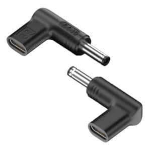 POWERTECH αντάπτορας τροφοδοσίας laptop YX-10, USB-C σε Dell 4.5x3mm, μαύρος