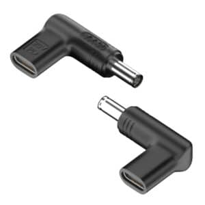 POWERTECH αντάπτορας τροφοδοσίας laptop YX-20, USB-C σε Asus 6x3.7mm, μαύρος