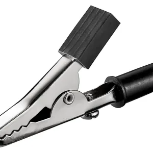 GOOBAY σετ κροκοδειλάκια 11414, 45mm, μαύρο, 10τμχ