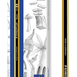 STAEDTLER ξύλινο μολύβι Noris 120-4, εξάγωνο, 2Η4, 12τμχ