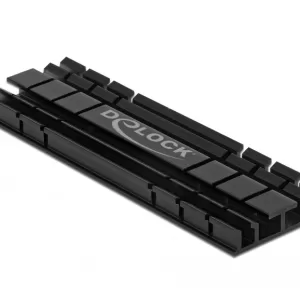 DELOCK Ψύκτρα 70 mm flat για M.2 συσκευές, μαύρη