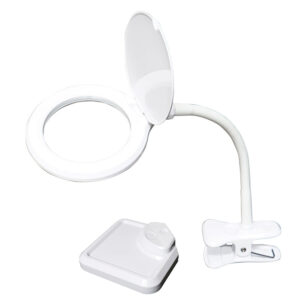 PROSKIT μεγεθυντικός φακός MA-1010U, κλιπ & βάση, LED, 3D 1.75x, λευκός