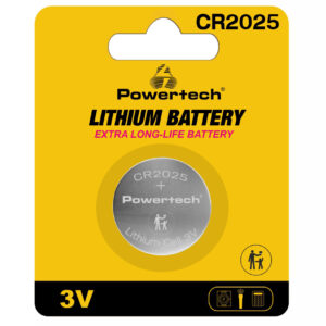 POWERTECH μπαταρία λιθίου PT-1211, CR2025, 3V, 1τμχ