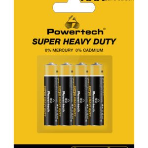 POWERTECH μπαταρίες Zinc Carbon Super Heavy Duty PT-1218, AAA 1.5V, 4τμχ