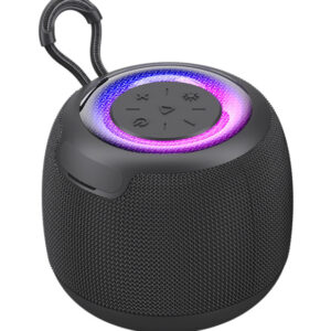 USAMS φορητό ηχείο US-YX014, 10W, Bluetooth, 1200mAh, μαύρο