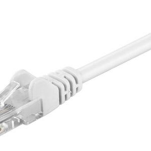 GOOBAY καλώδιο δικτύου 68508, CAT 5e U/UTP, 100 MHz, CCA, 5m, λευκό