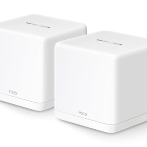 MERCUSYS Mesh WiFi 6 System Halo H60X, 1500Mbps Dual Band, 2τμχ, V.1.0