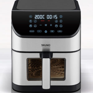 BRUNO φριτέζα αέρος BRN-0194, 8lt, 1800W, inox/μαύρη