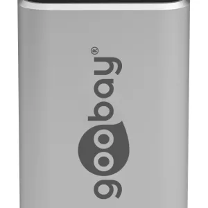 GOOBAY αντάπτορας HDMI 72008, Ethernet, 8K/60Hz, 4K/120Hz, 48 Gbps, γκρι