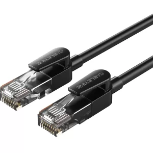 CABLETIME καλώδιο δικτύου CT-CAT6U, CAT 6 UTP, 250 MHz, CCA, 5m, μαύρο
