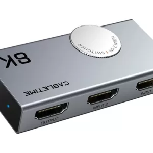 CABLETIME HDMI switch CT-HS8K2-AG, 2 σε 1, 8K/60Hz, 4K/120Hz, γκρι