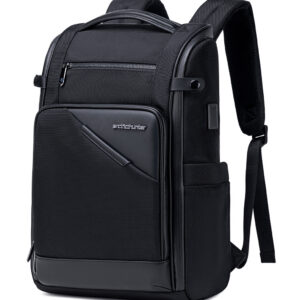 ARCTIC HUNTER τσάντα πλάτης B00675 με θήκη laptop 15.6", USB, 15L, μαύρη