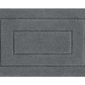 HOME USE πατάκι μπάνιου HUH-0202, αντιολισθητικό, 40 x 60cm, γκρι