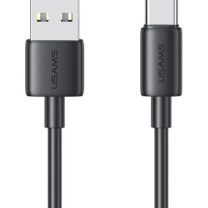 USAMS καλώδιο USB-C σε USB US-SJ708, 3A, 480Mbps, 1m, μαύρο